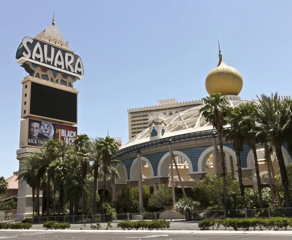 Вид на закрытый отель и казино Сахара — стоковое фото