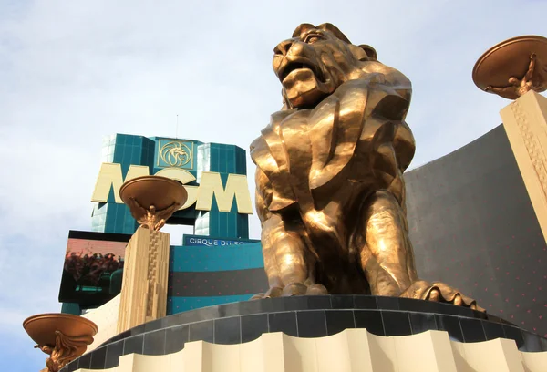 Un cliché ensoleillé du Lion MGM — Photo