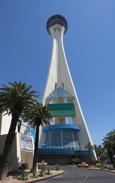 A View of the Stratosphere Hotel and Casino — Stock Photo, Image