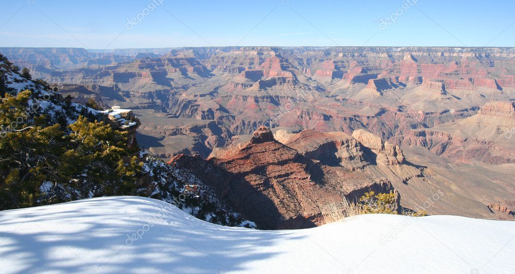 A Grand Canyon South Rim Winter View