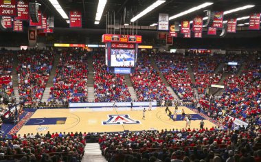 A McKale Memorial Center Arena Shot, Tucson clipart