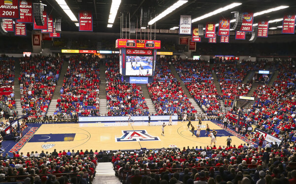 A McKale Memorial Center Arena Shot, Тусон
