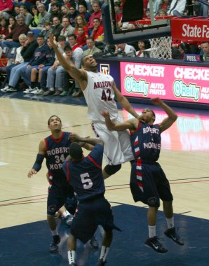 jamelle bir hava çekim horne arizona Basketbol oyunu