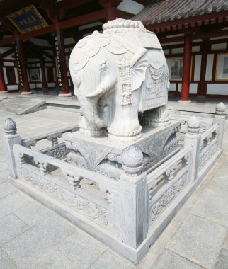 bir Hintli fil, xi'an, Çin heykeli
