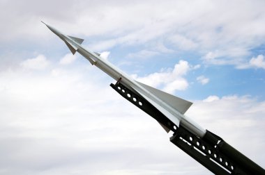 A Nike Ajax Missile and Launcher clipart