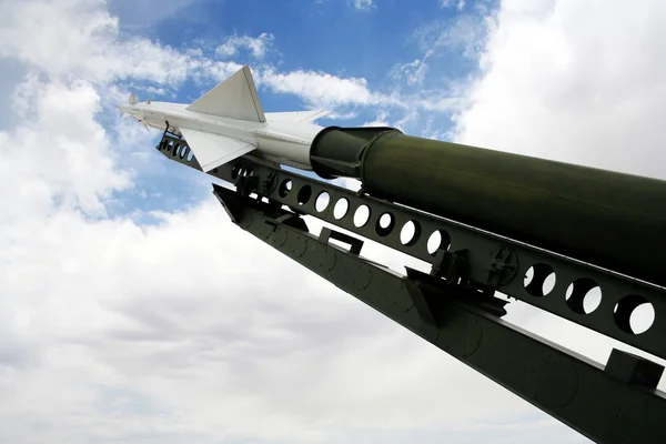 Un missile Nike Ajax e Launcher — Foto Stock
