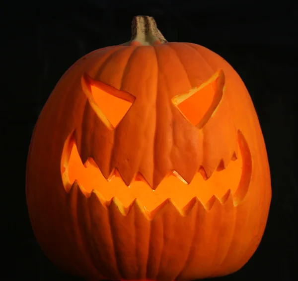 A Scary Jack-o-lantern — Stock Photo, Image