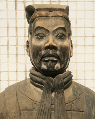 terracotta army asker, xi'an, shaanxi, Çin