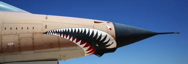 Een jachtvliegtuig uit de Republic F - 105g Thunderchief — Stockfoto