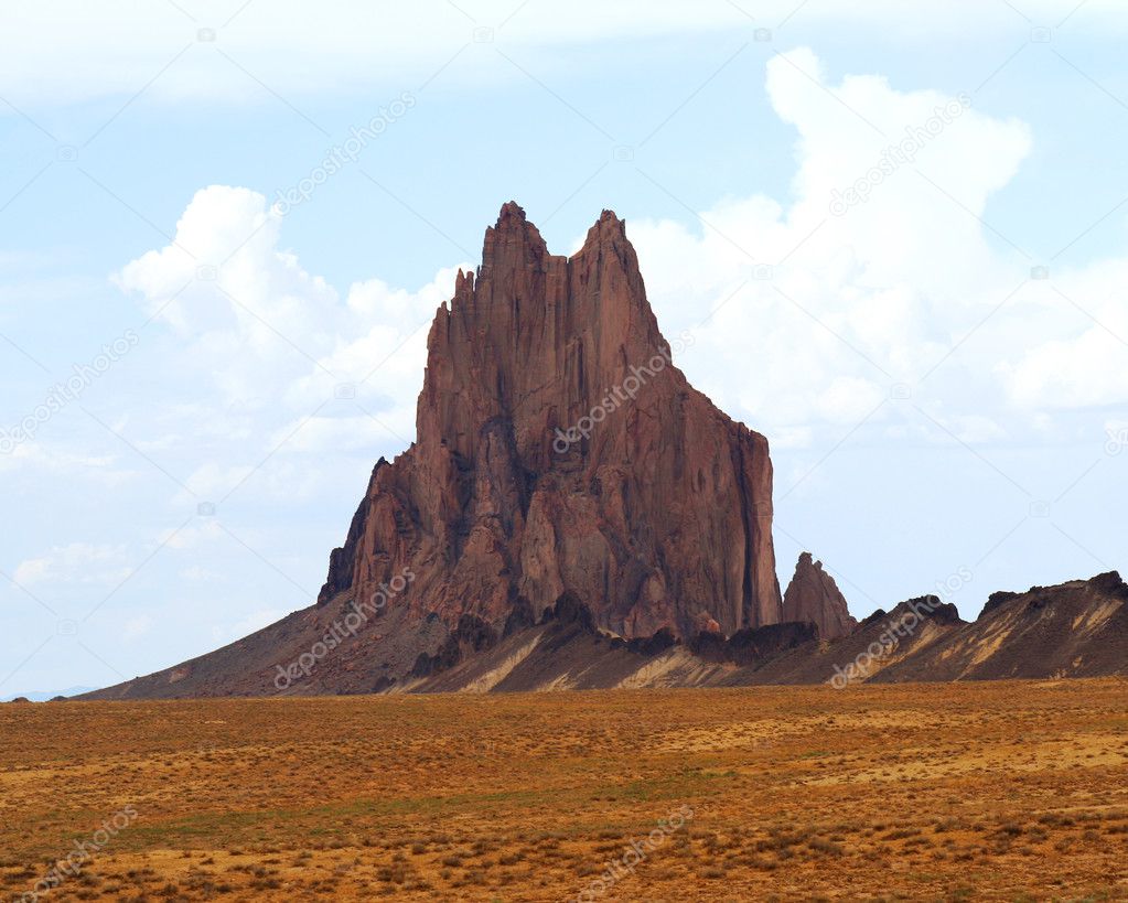 A Volcanic Dike and Shiprock, New Mexico