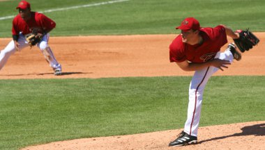 Arizona diamondbacks sürahi aaron heilman bir oyun