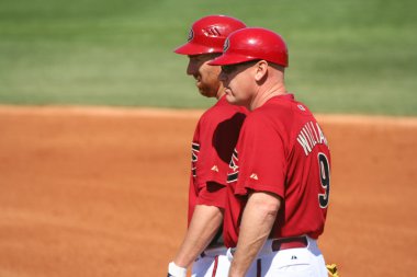 Arizona diamondback ilk Bankası Koç matt williams ve adam laroche