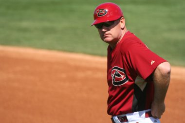 Arizona Diamondback First Base Coach Matt Williams clipart