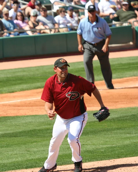 Arizona diamondbacks högerhänta pitcher brandon webb — Stockfoto