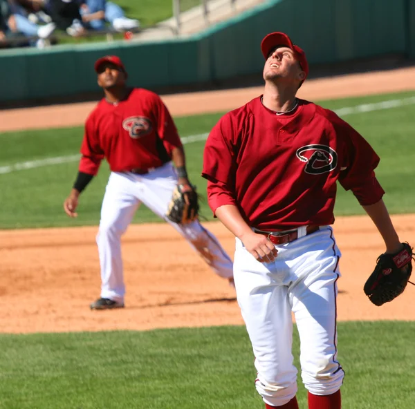 Arizona Diamondback Bryan Augenstein lanza — Foto de Stock