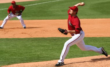 Arizona diamondback doğru işleyicisi chad qualls sahaları