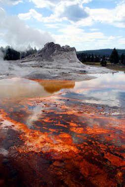 Kale Şofben, yellowstone Milli Parkı, wyoming