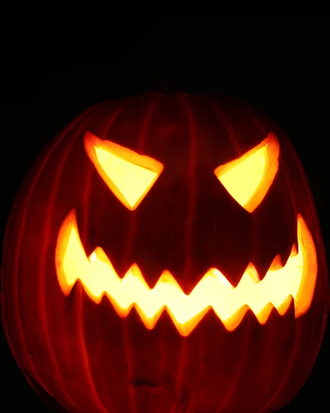 Jack-o-lanterna assustador — Fotografia de Stock