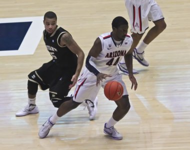 A Slippery Arizona Wildcat Solomon Hill clipart