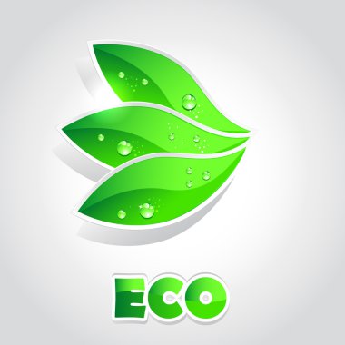 Ecological leaves clipart