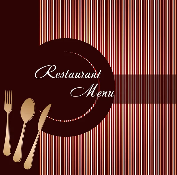 Template of a restaurant menu — Stock Photo, Image