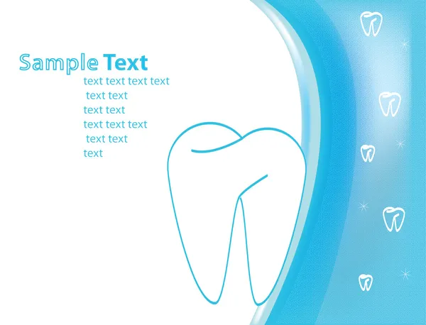 Forme ou logo médical dentaire avec illustration vectorielle dentaire — Image vectorielle