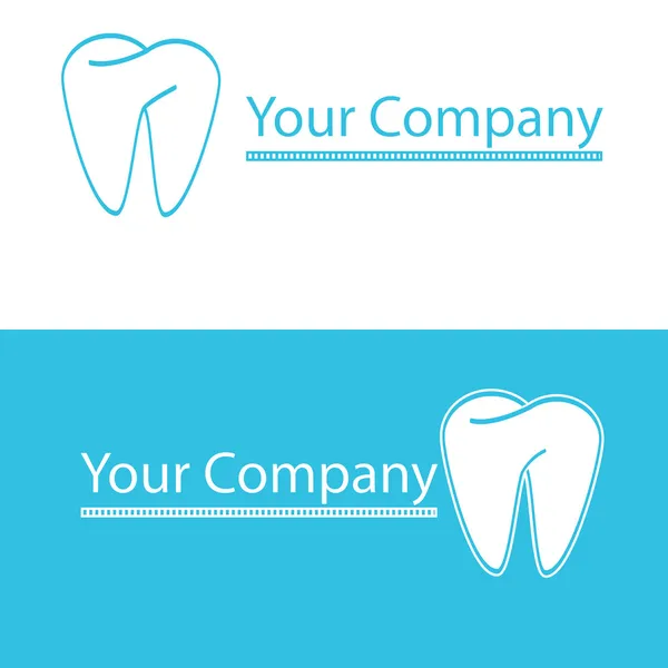 Логотип стоматологической медицины — стоковый вектор