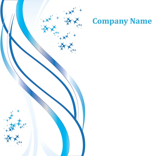 Snow blank. Company blank for your company — Stock Vector