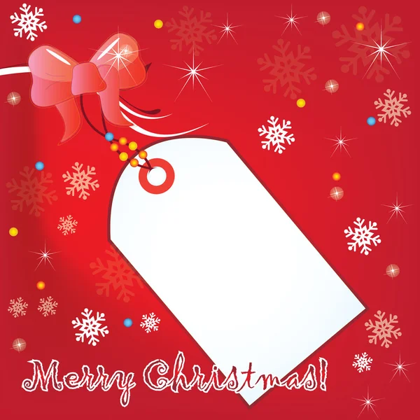 Feliz Natal 2 cartão postal para impressão — Vetor de Stock