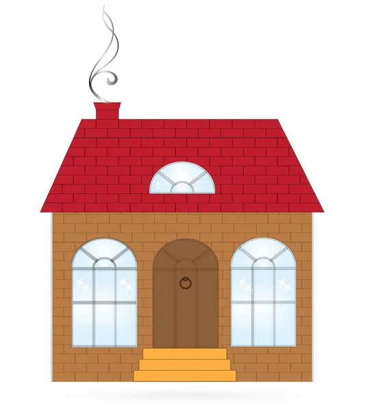 House to be used as a symbol or icon — Stock Vector