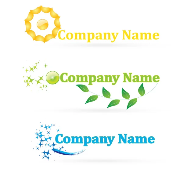 Creative and design Logos for your company — Stock Vector