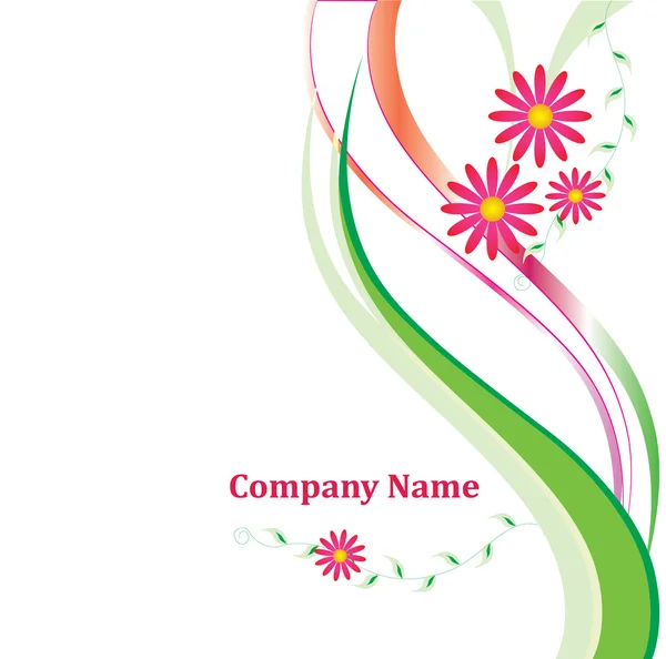 Formulário da empresa ou impressão ou web — Vetor de Stock