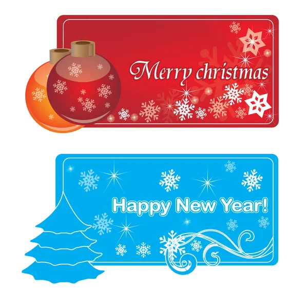 New year banners for your web site — Stock Vector