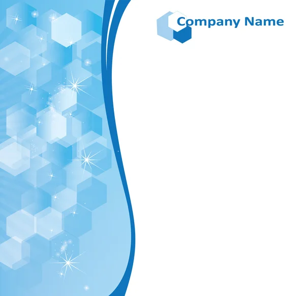 Şirketiniz için şirket cube.blank — Stok Vektör