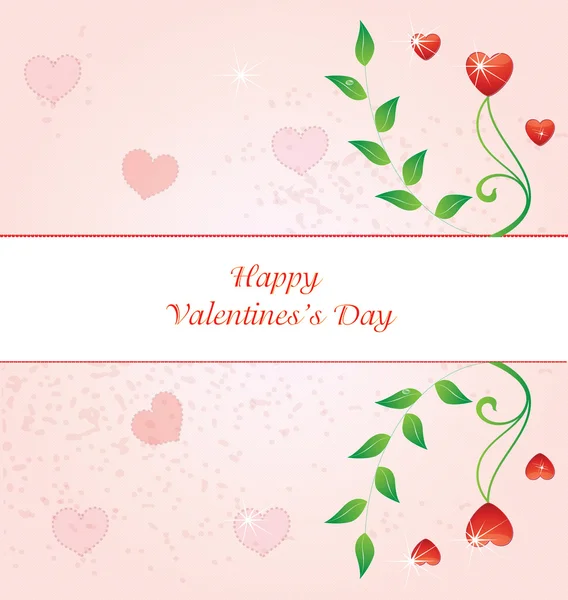 Valentinstag Illustrationen für glückliche Feiern und Liebe — Stockvektor