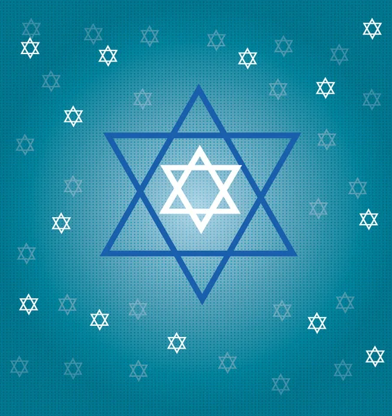 Εβραϊκή παράδοση εορταστική τελετή purim ή chanukahs ή pesah — Διανυσματικό Αρχείο