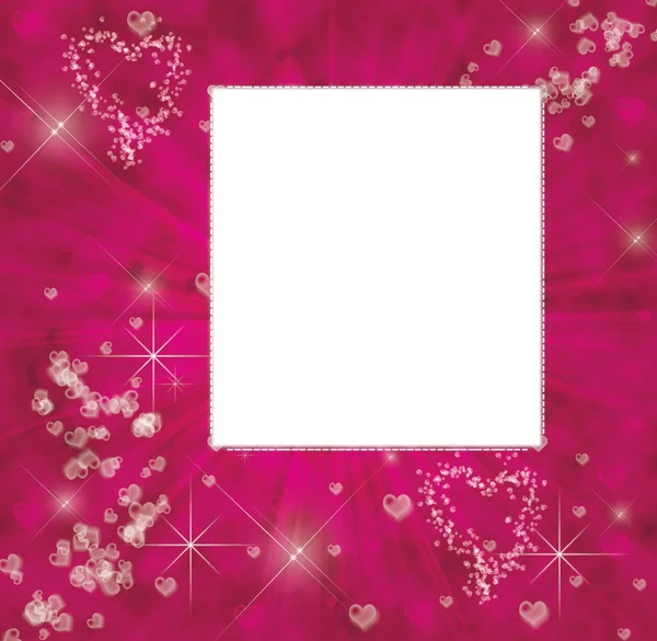 Marcos de fotos Corazón Sé mi San Valentín —  Fotos de Stock