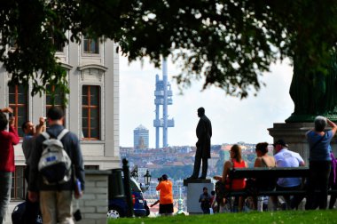 turistler fotoğraf Prag