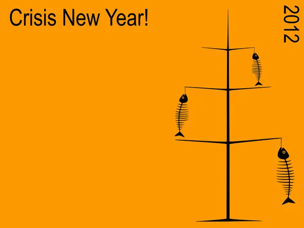 Kryzys nowy rok! Ilustracje Stockowe bez tantiem