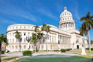 The Capitol building in Havana , Cuba clipart