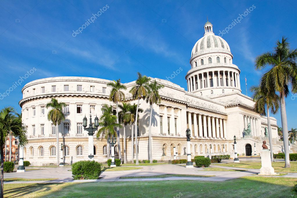 The Capitol building in Havana , Cuba