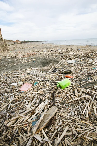 stock image Spiaggia discarica