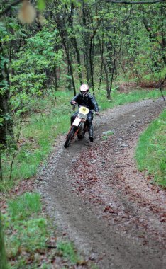 Vintage motosikletçi