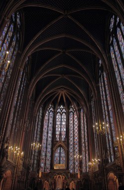 Sainte Chapelle interior clipart