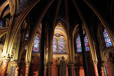 Sainte Chapelle interior clipart