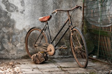 Vintage bicycle clipart