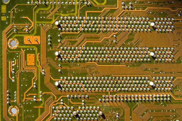 Részletek az elektronikus áramkör — Stock Fotó