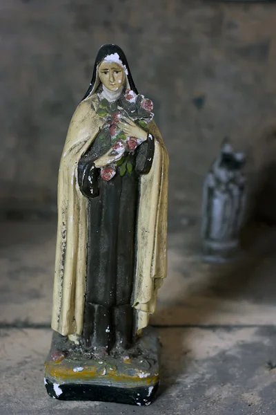 Vintage bir Aziz heykeli — Stok fotoğraf