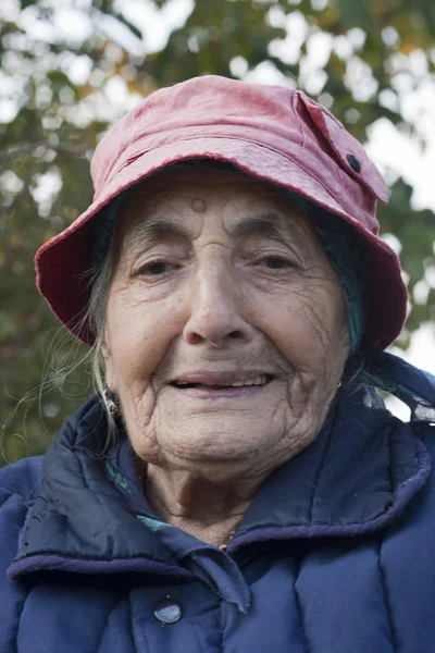 Elderly smile — Stock Photo, Image