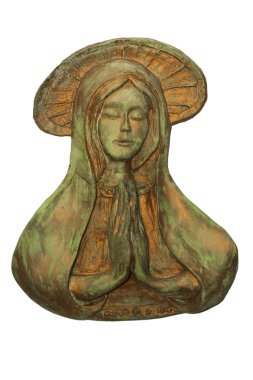 Statue of Virgin Mary clipart